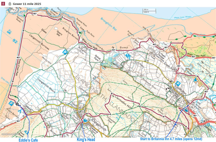 Gower Yomp 2025 maps
